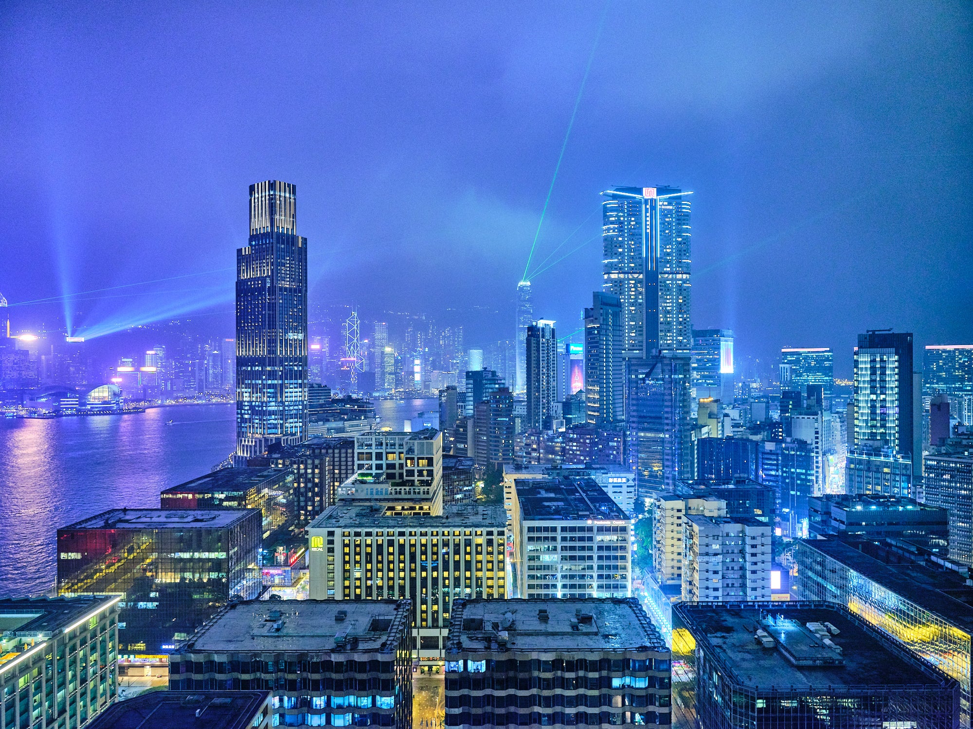 Hong Kong / Night Skyline