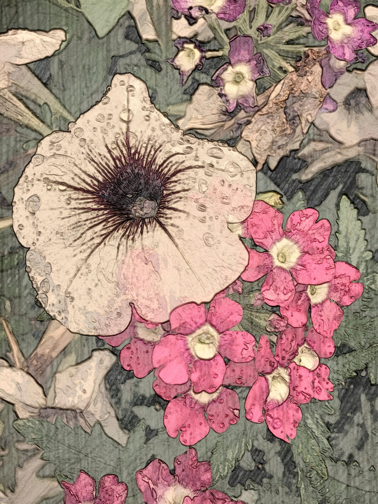 iPhone Flowers / One